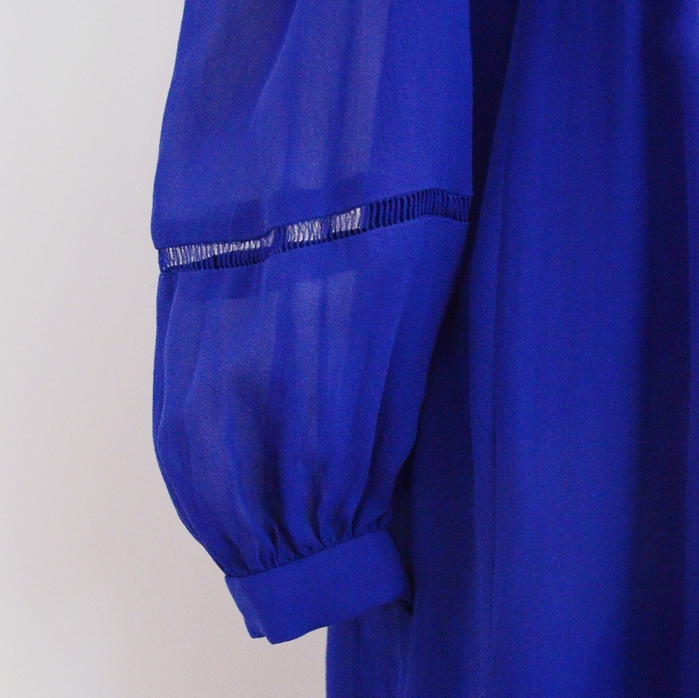 LIKE FOR PRICE DROP Formal Designer Blue Dress - Picture 4 of 6